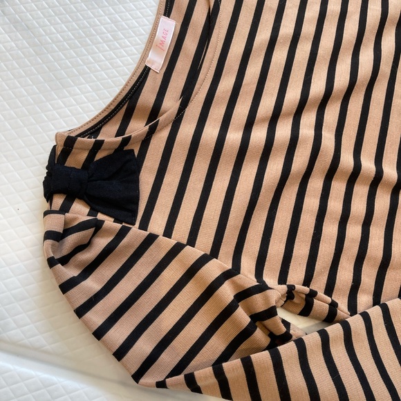 Japanese Brand “Image” Pleated Dress with Bow Detailing, size M - Picture 2 of 3